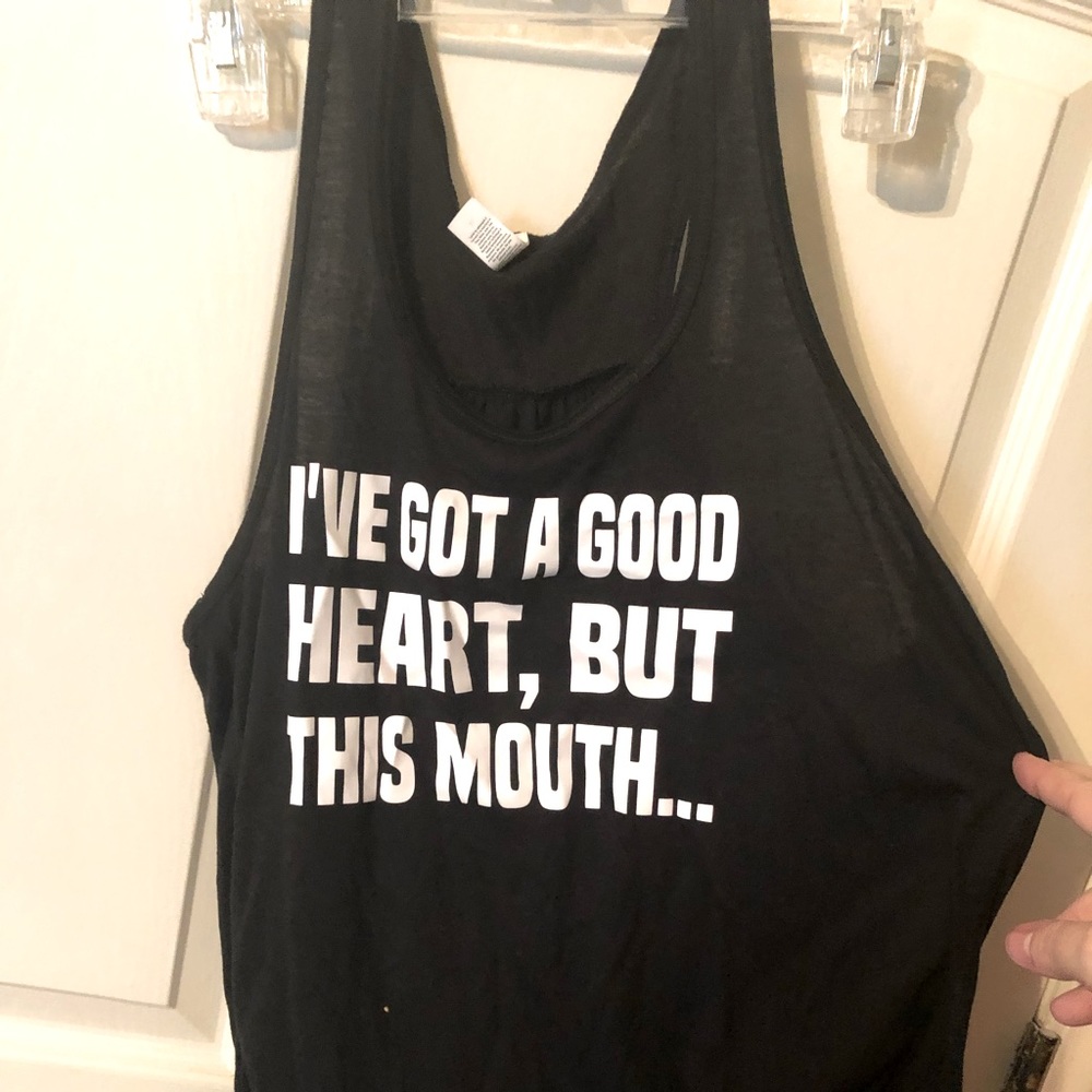 CVG flowy racer back tank